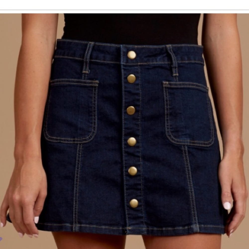 Denim skirt